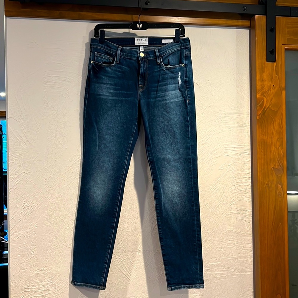 Frame blue jeans. Size 27 “Le garçon”